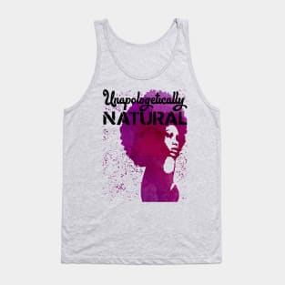 Unapologetically natural - black big hair afro fro Tank Top